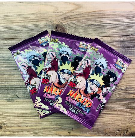 Коллекционные карточки Наруто Тир 2 Серия 6 (Naruto) Набор из 3 бустеров