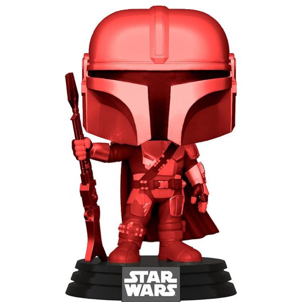 Фигурка Funko POP! Звездные Войны - Мандалорец, хром (Star Wars - The Mandalorian Red Chrome) Exclusive