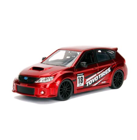 Масштабная модель Subaru Impreza WRX STI 2012 красная JDM Tuners 1:24 изображение 2