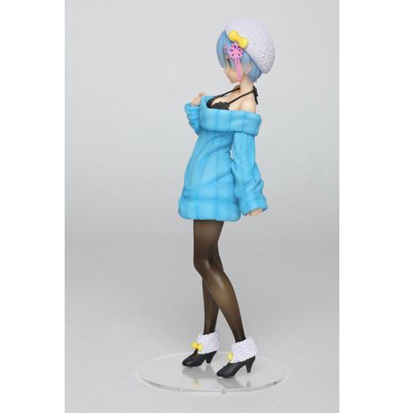 Фигурка Рем в свитере - Жизнь с нуля (Re:Zero - Rem Knit Dress Version) 23 см изображение 3