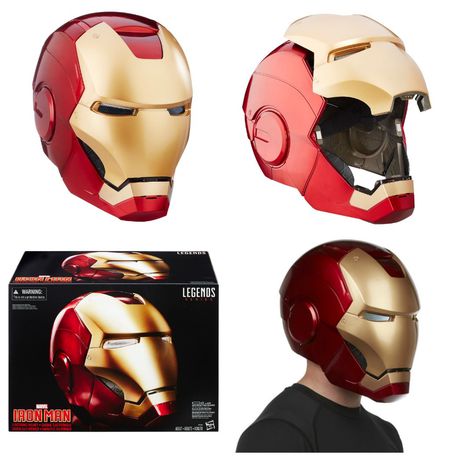Шлем Железного Человека (Marvel Legends Iron Man Electronic Helmet) изображение 3