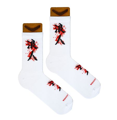 Носки Ронин (размер 34-39), белые, BOOOMERANGS изображение 2