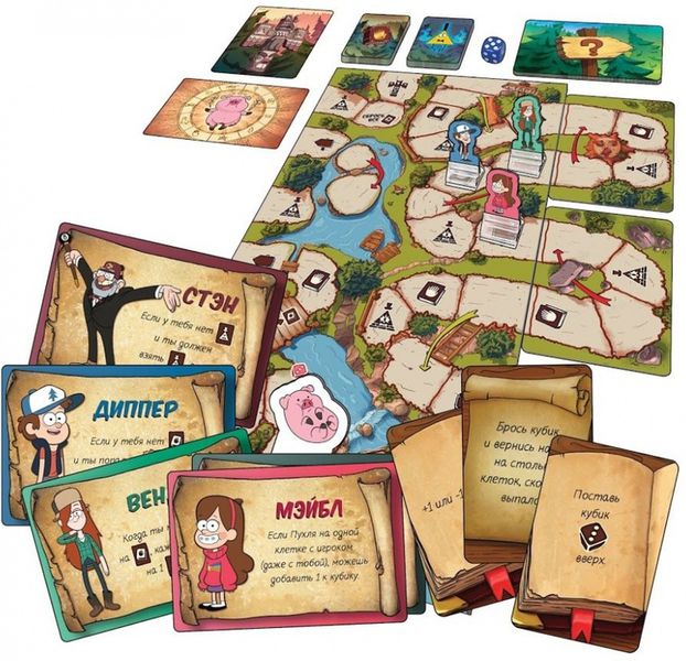 Настольная игра Гравити Фолз - Спасти Пухлю изображение 4