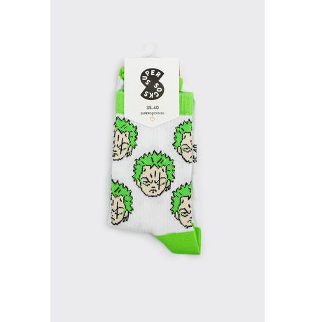 Носки SUPER SOCKS One Piece - Зоро (размер 35-40)