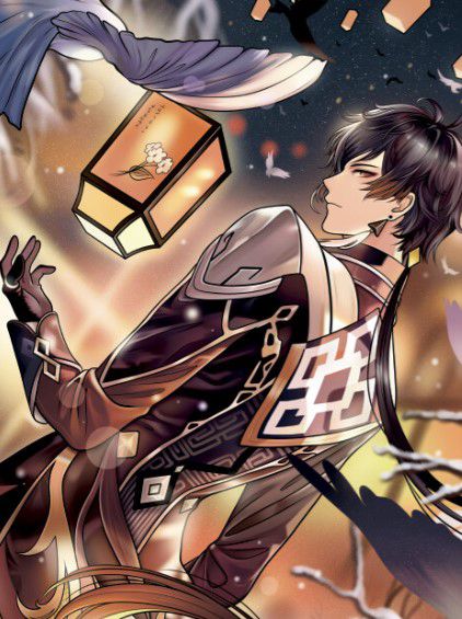 Открытка Геншин Импакт - Чжун Ли (Genshin Impact) STICKERS.ONE