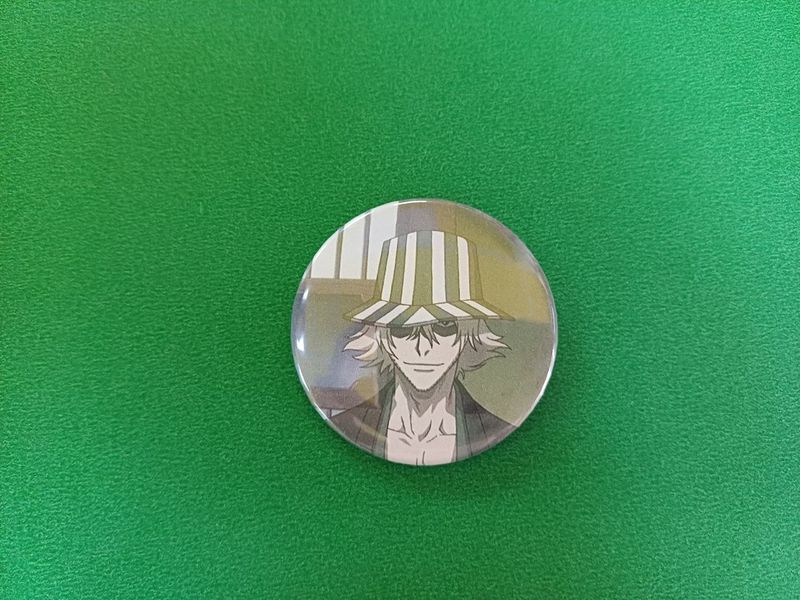 Значок Урахара Кискэ - Блич (Bleach), 4.5 см