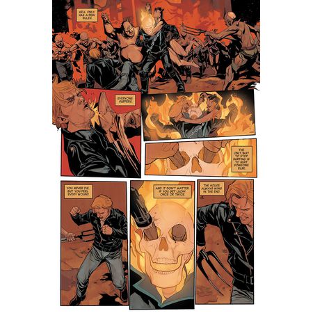 Damnation: Johnny Blaze - Ghost Rider #1 с автографом Криса Себела изображение 4
