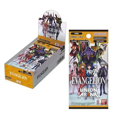Коллекционные карточки Union Arena - Rebuild of Evangelion (UC03BT) 8 карт лицензия (на китайском)