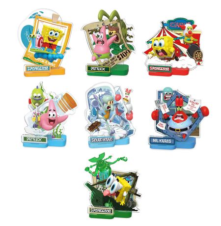 Случайная фигурка SpongeBob SquarePants Journey Moments Series (FrameDolls) Лицензия изображение 8