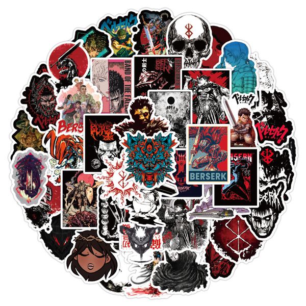 Стикеры Берсерк (Berserk), 50 шт