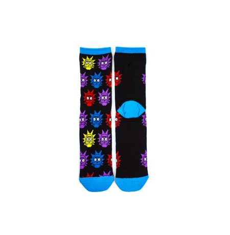 Носки Рик и Морти - Рик, головы, длинные