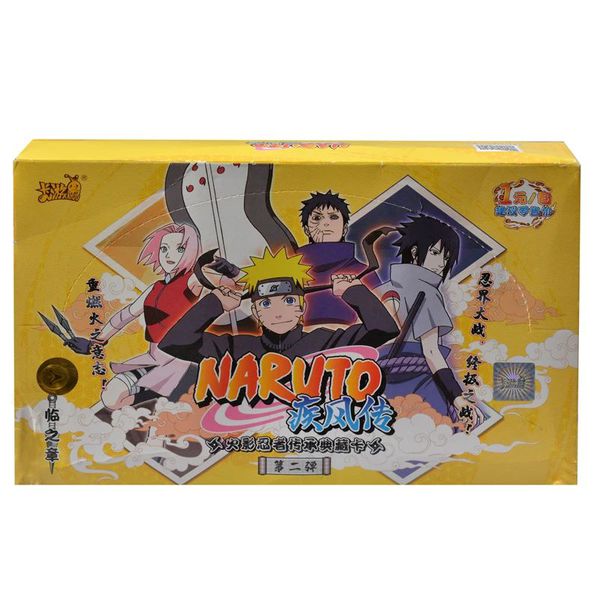 Коллекционные карточки Наруто Серия 2 - Тир 1 - 5 штук в бустере (Naruto)