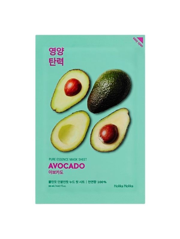 Маска для лица Holika Holika Pure Essence Mask Sheet, авокадо, тканевая