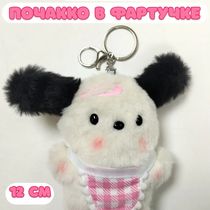 Брелок Hello Kitty - Почакко в фартуке с заколкой (Pochacco) 12 см