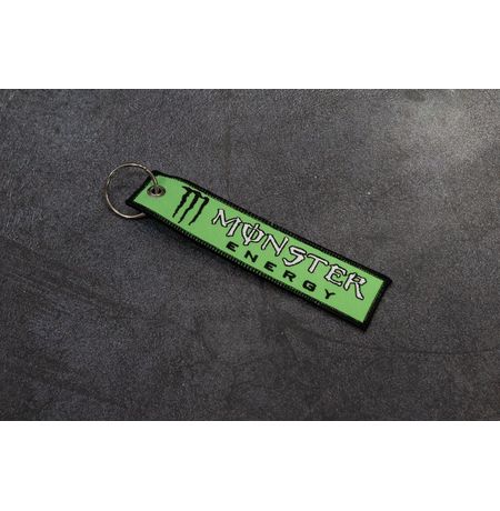 Брелок-ремувка Monster Energy тканевый, 13х3 см