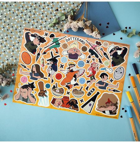Набор стикеров Наруто 2 (Naruto 2)