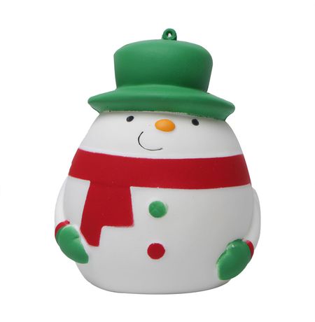 Сквиши Новогодний: Снеговик