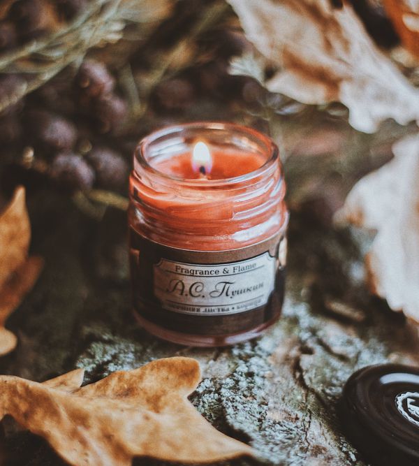 Свеча Пушкин, ароматическая, 100 мл