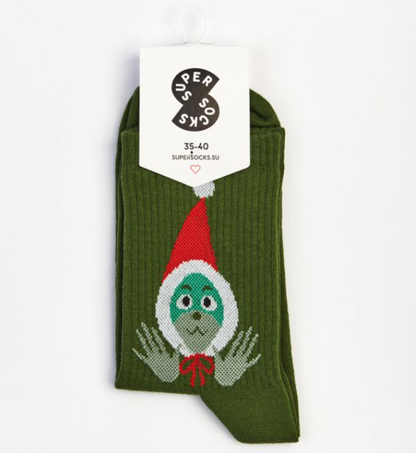 Носки SUPER SOCKS Гринч изображение 2