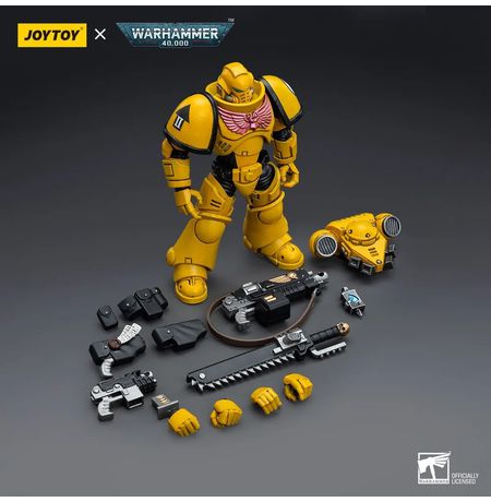 Фигурка Warhammer 40000 - Имперский Кулак Заступник (Imperial Fists Intercessors JOYTOY) 1:18 изображение 5