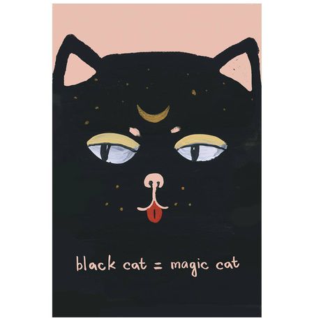 Открытка Magic cat