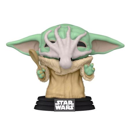 Фигурка Funko POP! Малыш Йода с существом из супа - Мандалорец (Star Wars) Special Edition