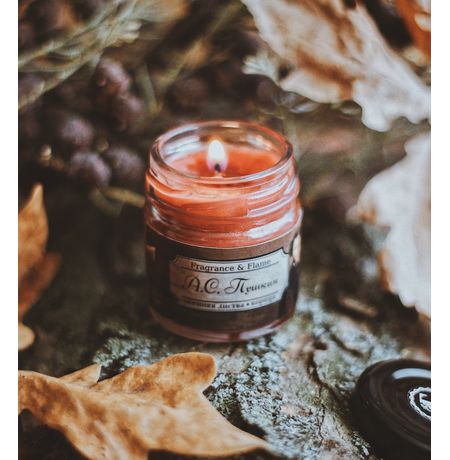 Свеча Пушкин, ароматическая, 100 мл