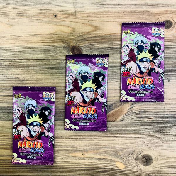 Коллекционные карточки Наруто Тир 2 Серия 6 (Naruto) Набор из 3 бустеров изображение 3