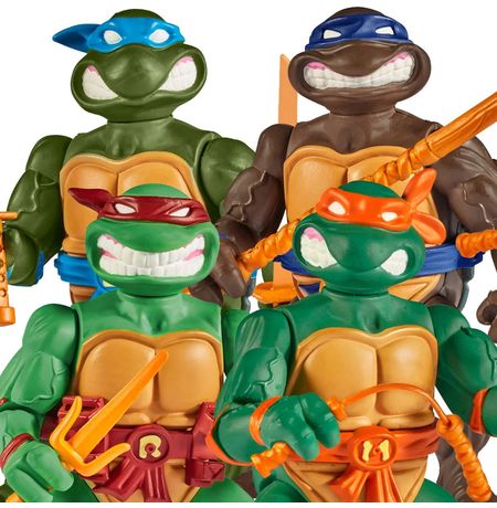 Фигурка Черепашки-Ниндзя - Леонардо (Leonardo - TMNT Classic Storage Shell) лицензия 10,5 см изображение 6