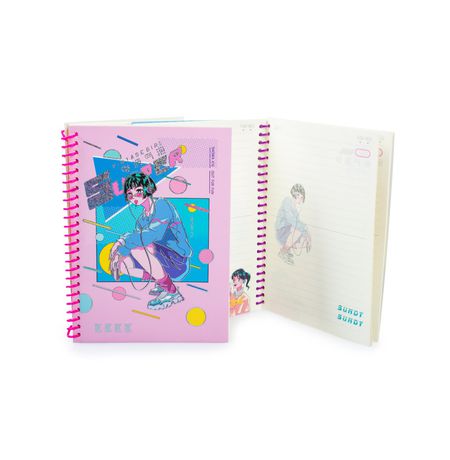 Блокнот Ретро - Девочка в наушниках