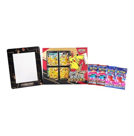 Коллекционный бокс Pokemon TCG Pikachu V-UNION, китайский изображение 2