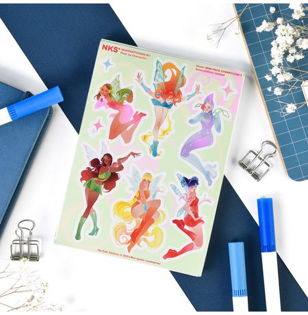 Наклейки Винкс (Winx), стикеры NKS Mini
