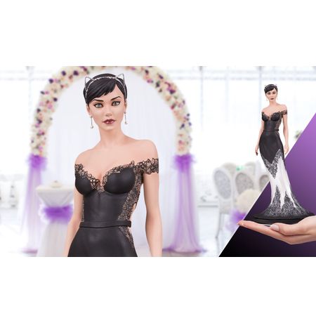 Фигурка Женщина-кошка в свадебном платье (Catwoman Wedding Dress DC Cover Girls) изображение 2