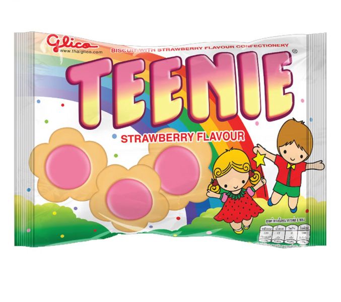 Печенье Teenie Strawberry бисквитное