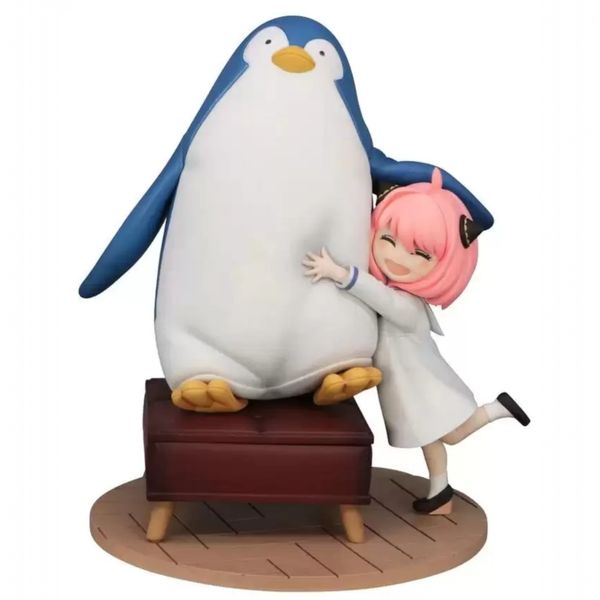 Фигурка Семья Шпионов - Аня (Spy х Family - Anya) с пингвином на стуле 17 см лицензия