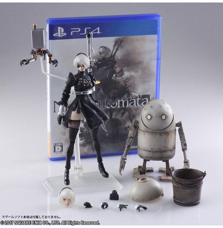 Фигурка NieR Automata 2B & Machine Lifeform Type B Square Enix 15 см