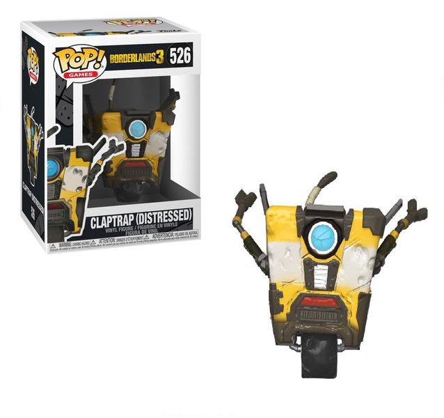 Фигурка Funko POP! Borderlands 3 - Железяка (Borderlands 3 - Claptrap (Distressed))