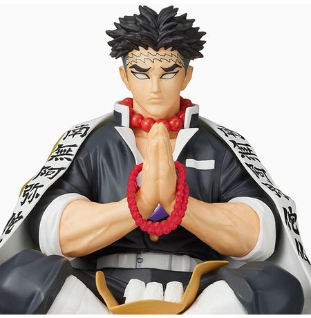 Фигурка Клинок рассекающий демонов - Гёмей (Demon Slayer - Gyomei Himejima Premium Perching) 13 см изображение 2