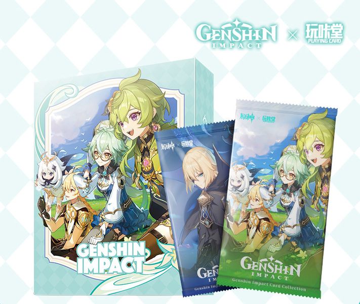 Коллекционные карточки Genshin Impact Категория Premium 2 штуки в бустере (Геншин Импакт)