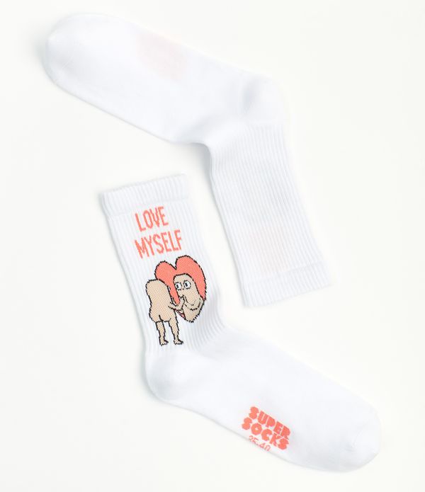 Носки SUPER SOCKS Love Myself (размер 35-40)