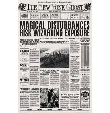 Постер Фантастические твари - Нью Йоркский призрак (Fantastic Beasts)