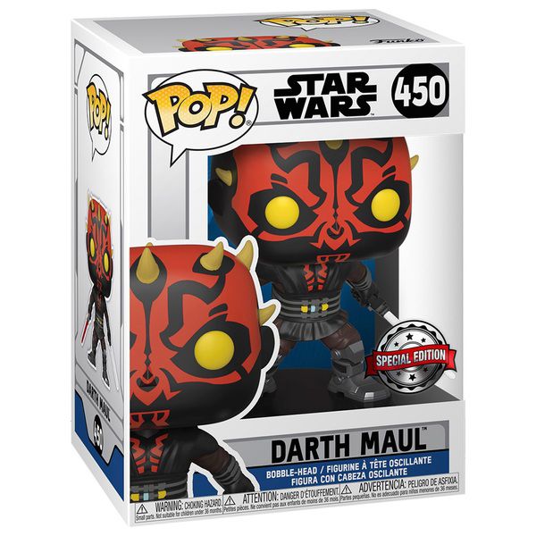 Фигурка Funko POP! Звездные Войны - Дарт Мол Эксклюзив (Star Wars - Darth Maul) Exclusive изображение 2