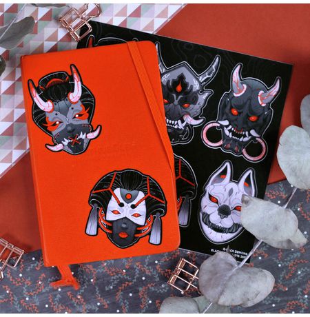 Стикеры Демоны Хання наклейки NKS изображение 2