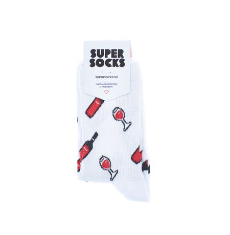 Носки SUPER SOCKS Бокал винишка (размер 35-40)