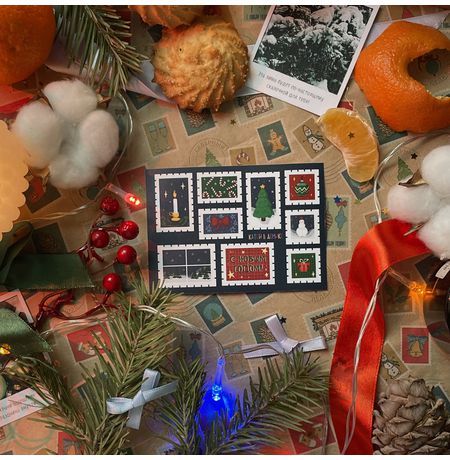 Наклейки Марки, стикеры Катей в домике