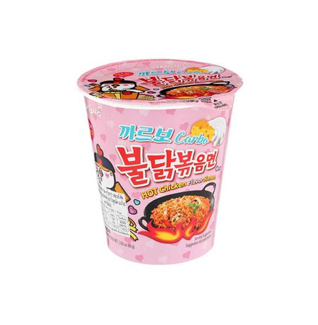 Лапша Samyang  острая со вкусом курицы и крема карбонара