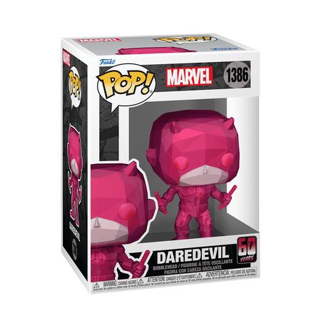 Фигурка Funko POP! Сорвиголова — 60th Anniversary Facet (Daredevil №1386), 9,4 см изображение 2