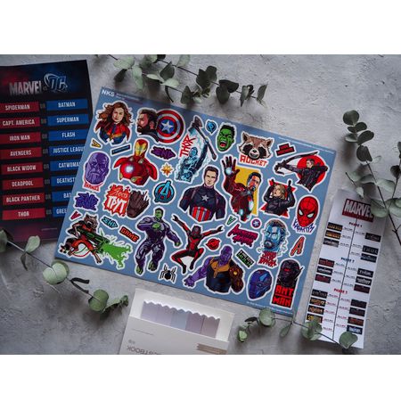 Стикеры Мстители: Финал (Avengers) наклейки NKS