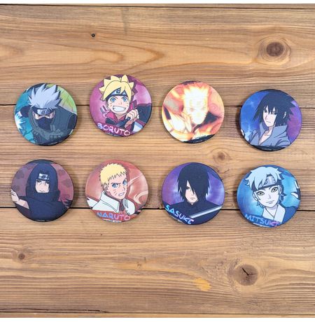 Значок Наруто (Боруто) Большой 6 см в ассортименте №5 (Naruto)