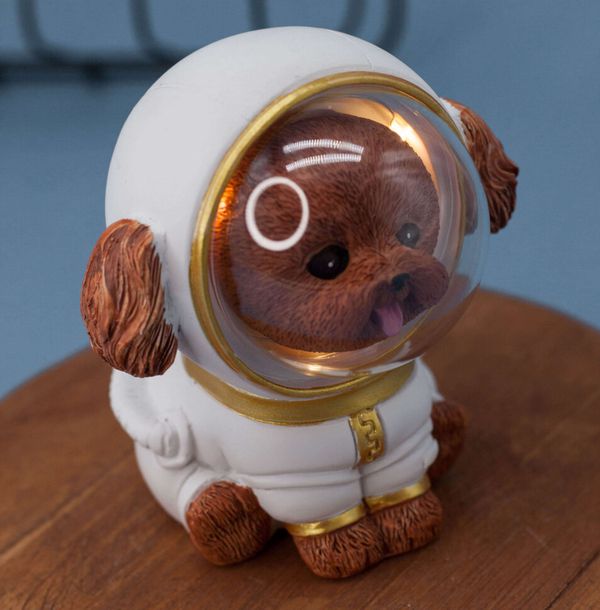 Светильник Собака-Космонавт (Пудель) 10 см изображение 2
